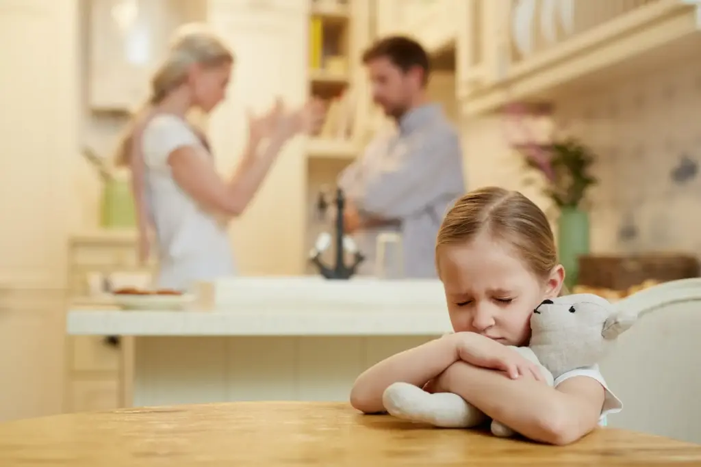 Upset child