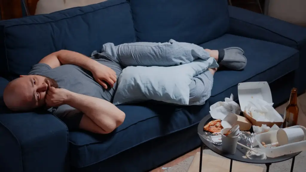 Adult man unable to enjoy life because of major depression